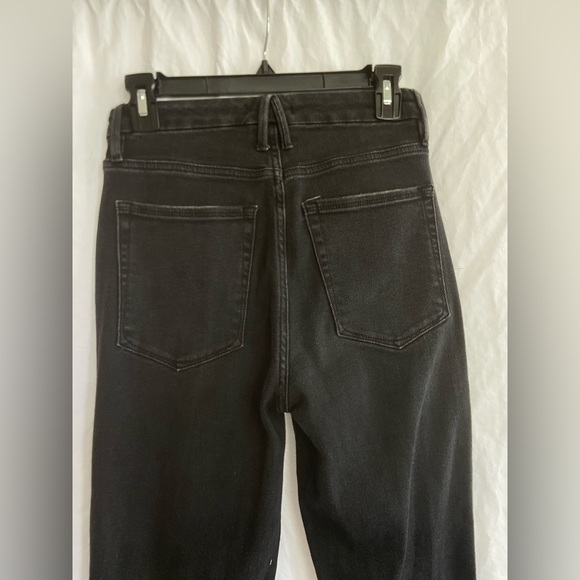 Good American Black Straight Leg Jeans Size 27 - Picture 10 of 16